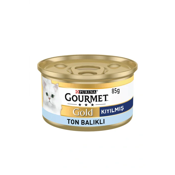 Genel Ürün Gold Kıyılmış Ton Balıklı Yaş Kedi Maması 85 gr x 6 Adet