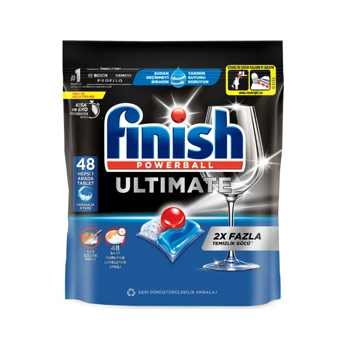 Genel Ürün Ultimate Hepsi Bir Arada Bulaşık Makinesi Deterjanı  Kapsül Tablet  48 Adet