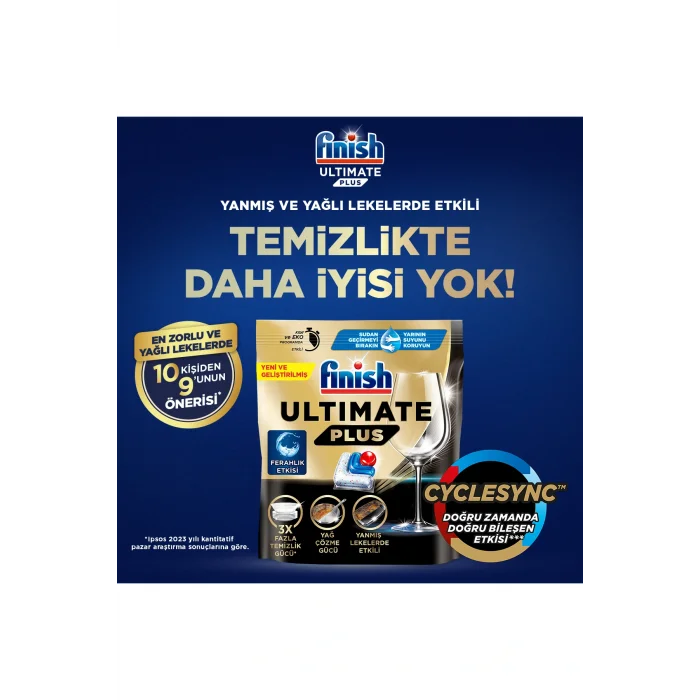 Genel Ürün Ultimate Plus Hepsi Bir Arada Bulaşık Makinesi Deterjanı Kapsül Tablet 75 Adet