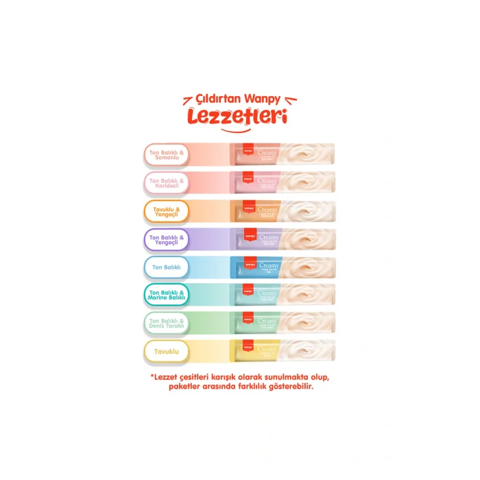 Genel Ürün Krema Kedi Ödül Maması 14gr (10 Adet) (Karışık Çeşitli)