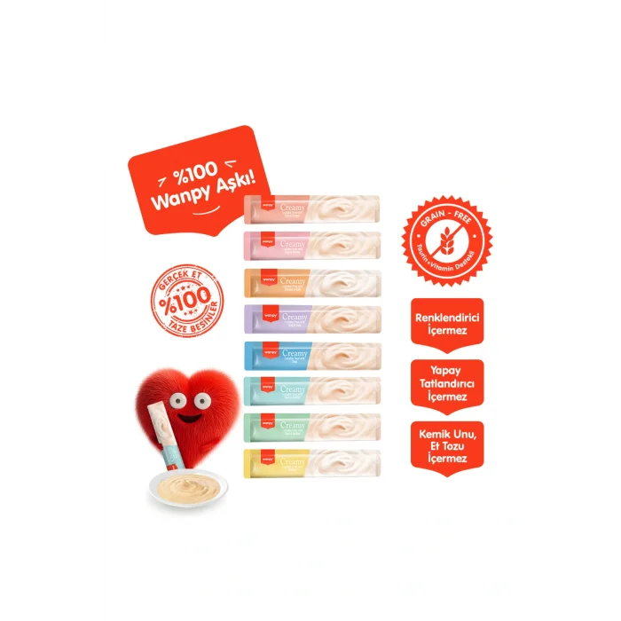 Genel Ürün Krema Kedi Ödül Maması 14gr (10 Adet) (Karışık Çeşitli)