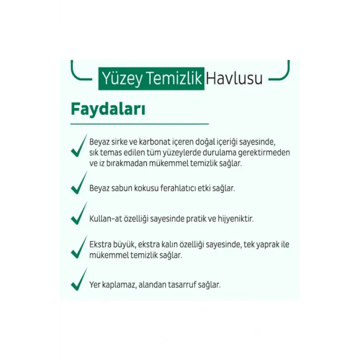 Havlu Easy Clean 100 Lü Yüzey Temizlik Havlusu 2 Adet