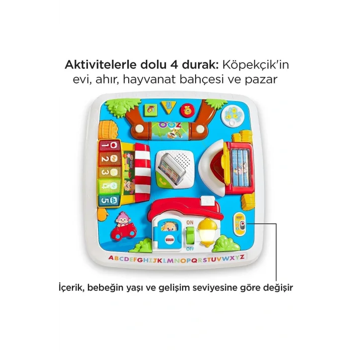 Genel Ürün Fisher-Price Eğitici Köpekçiğin Aktivite Masası (TR-ING) DRH44