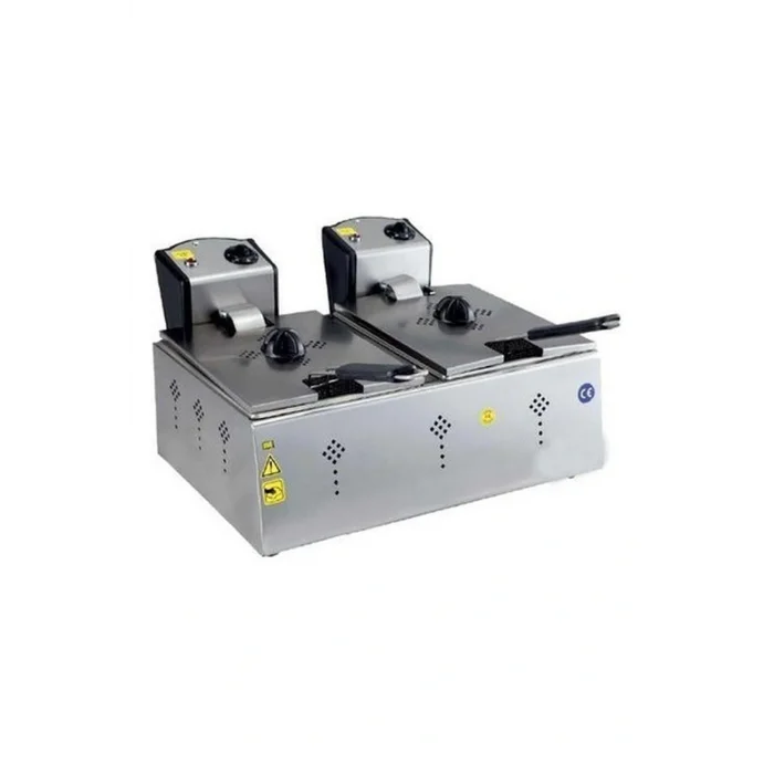 Genel Ürün Karacasan 5000 Wat Çiftli 8+8 Litre Elektrikli Fritöz