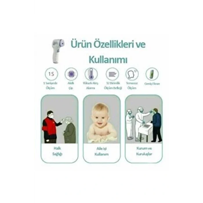 Genel Ürün Kızılötesi Ateş Ölçer Pc868