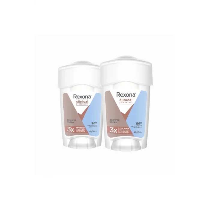 Genel Ürün Clinical Protection Kadın Stick Deodorant Shower Clean 45 ml x2