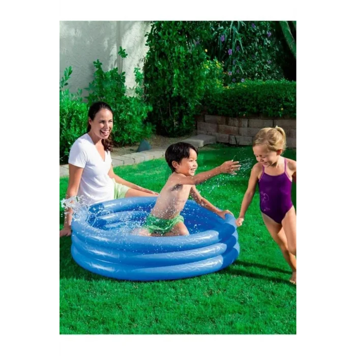 Genel Ürün BW51025 ŞİŞME 3 HALKALI YUVARLAK ÇOCUK HAVUZU 122x25cm POŞETLİ