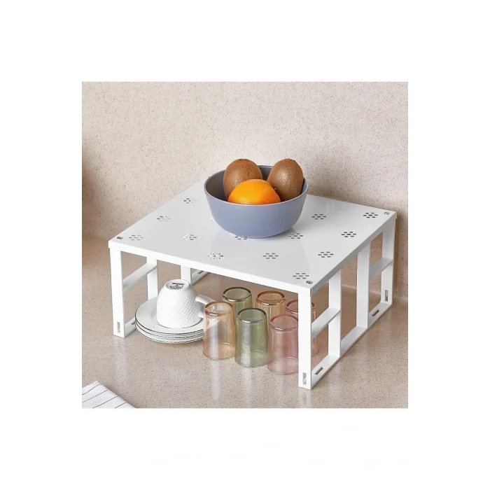 Dolap Düzenleyici 2 Adet Dolap içi Raf Düzenleyici organizer metal raf