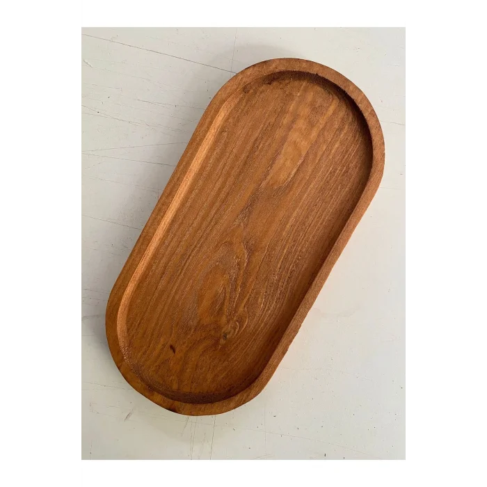 Genel Ürün Ahşap Servis Sunum Tahtası 25 Cm Kayın Sunumluk