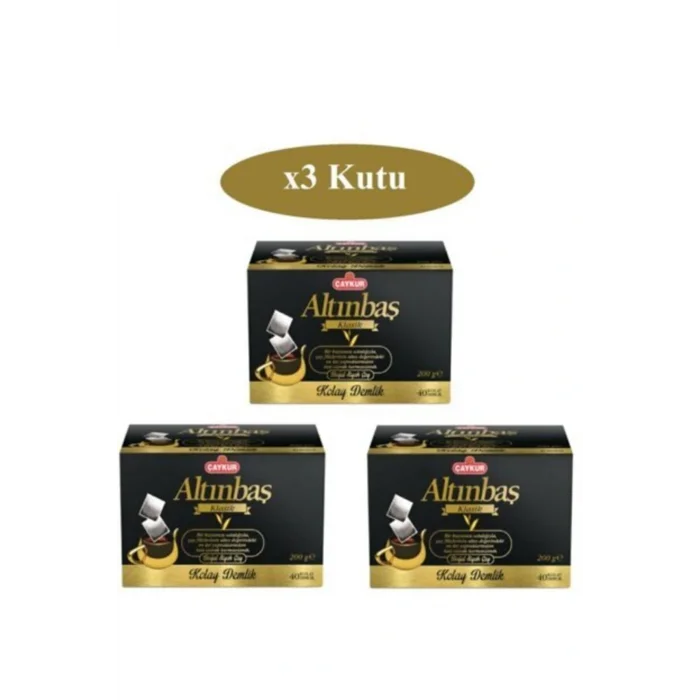 Genel Ürün Altınbaş Demlik Poşet Çay Sade 40*5gr 200gr 3 Paket