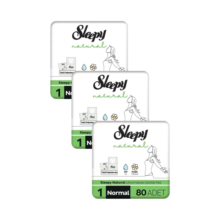 Genel Ürün Natural Günlük Ped Normal 3x80li