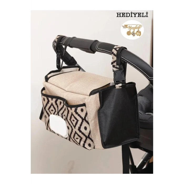 Genel Ürün Bebek Arabası Çantası Düzenleyici, Organizer El Çantası, 37x12x19 cm