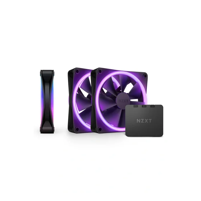 Genel Ürün F120RGB Duo RF-D12TF-B1 120mm Üçlü Siyah Kasa Fanı