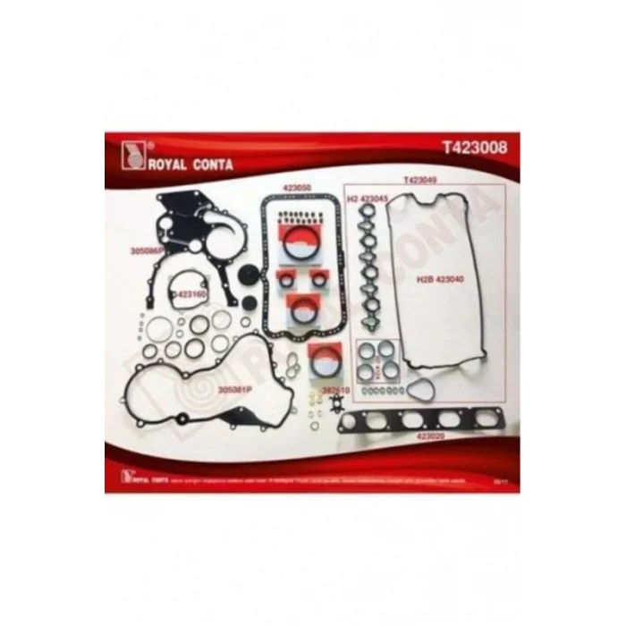 Genel Ürün MOTOR TAKIM CONTASI (YARIM) RAINZ KECELI SUBAP LASTIKLI MASTER 2,2 / 2,5DCI - T423008