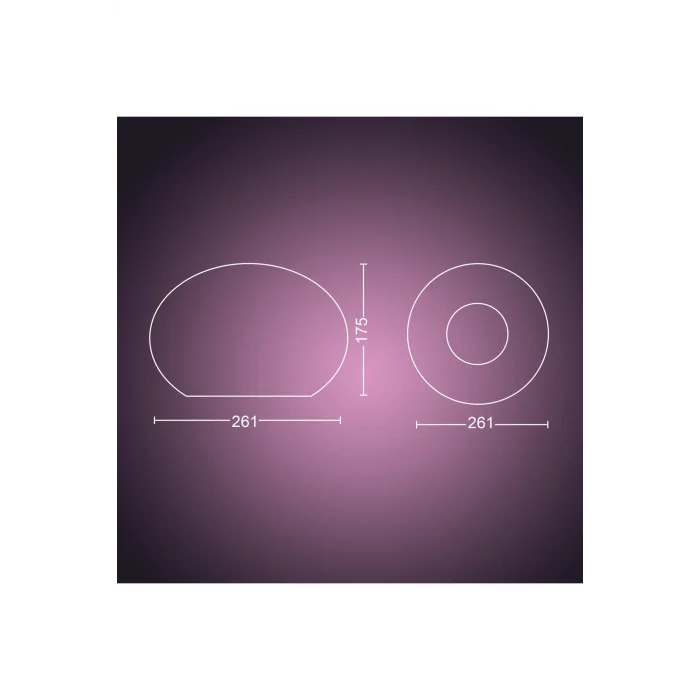 Lamba Hue Flourish Masa Lambası