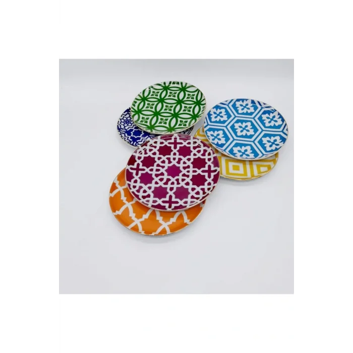 Genel Ürün Morocco Serisi 6 Adet 20cm Düz Tabak