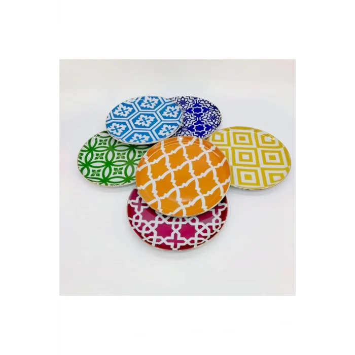 Genel Ürün Morocco Serisi 6 Adet 20cm Düz Tabak