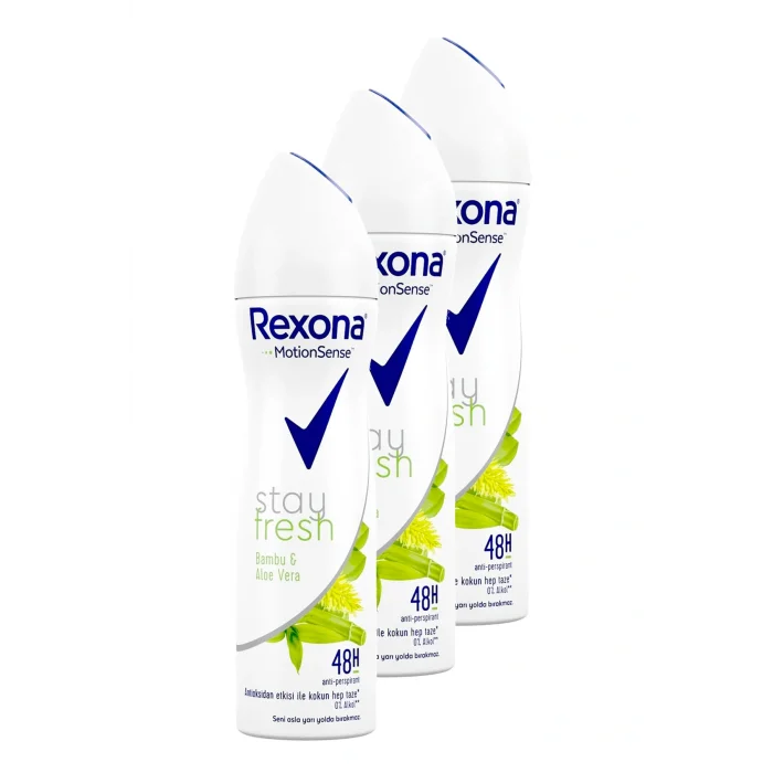 Genel Ürün Stay Fresh Bambu Ve Aloe Vera Kadın Deodorant 150 Ml. Üçlü Paket