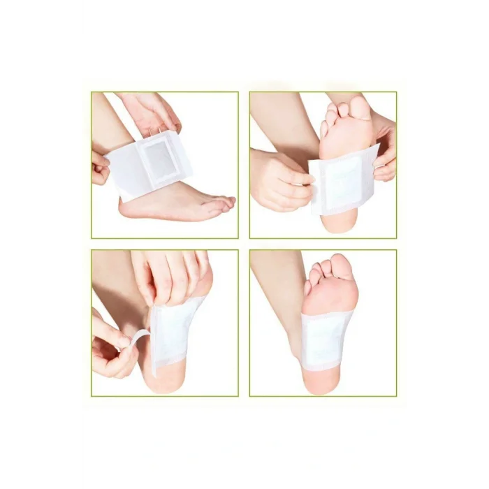Genel Ürün Kinoki Detox Ayak Bandı Toksin Ayak Bantı Ayak Detoks Bandı Ayak Detoksu 10 Adet Detox Bant