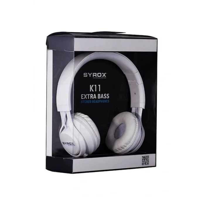Genel Ürün Mikrofonlu Stereo Kulaklık K11 Beyaz (KABLOLU)