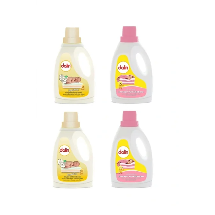 Genel Ürün Doğal Sabun Bazlı Sıvı Deterjanı 1500 Ml + Sıvı Yumuşatıcısı Bahar Ninnisi 1500 Ml (2li Set)