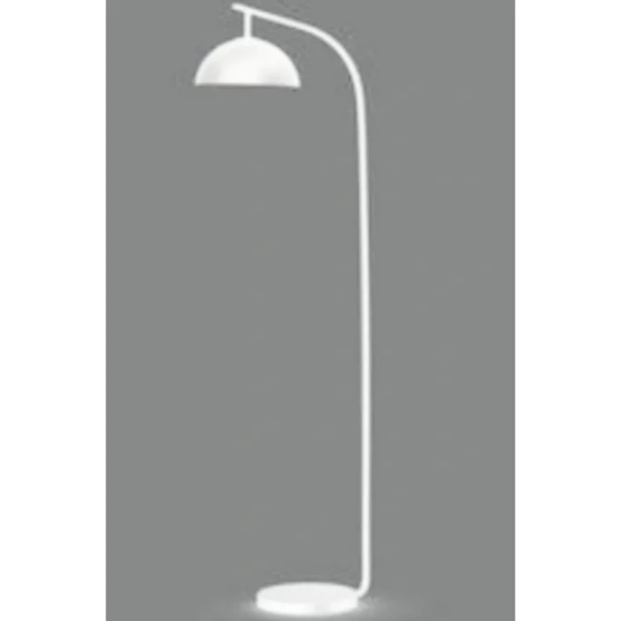 Lamba Modern Spor Mat Beyaz Köşe Lambası Yerden Aydınlatma Lambader 180 Cm