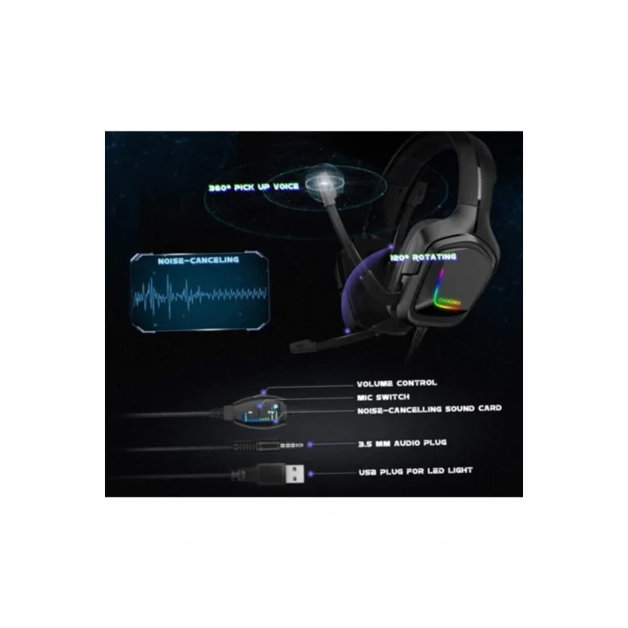 Genel Ürün K19 Rgb Kulaklık