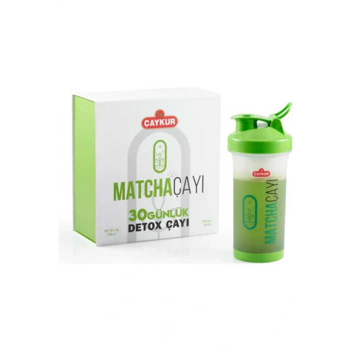 Genel Ürün Detox Matcha Çayı 30 Günlük 60 Adetx2gr Shaker Hediye