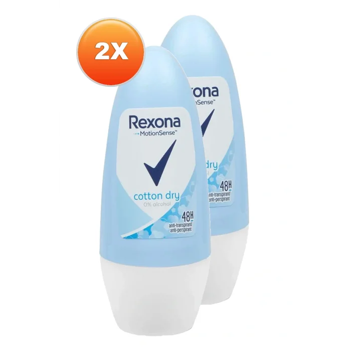 Genel Ürün Cotton Dry Kadın Roll-on 50 Ml. Ikili Paket