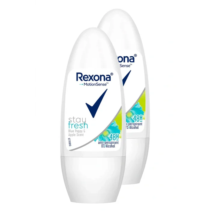 Genel Ürün Stay Fresh Blue Poppy Apple Kadın Roll-on 50 Ml. Ikili Paket