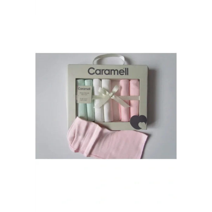 Genel Ürün 7li Organik, Penye Bebek Ağız Mendili ( 20x20 Cm)