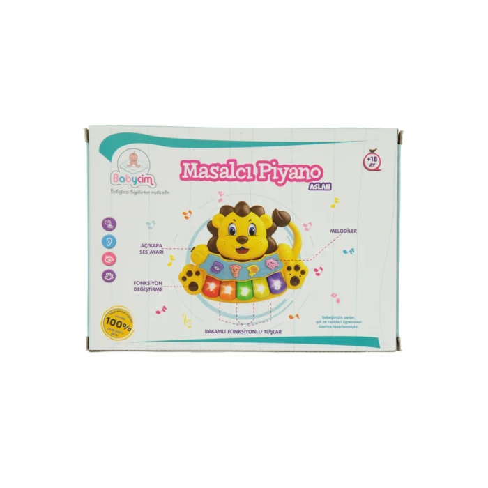 Oyuncak Birlik Oyuncak Masalcı Piyano Aslan Sarı