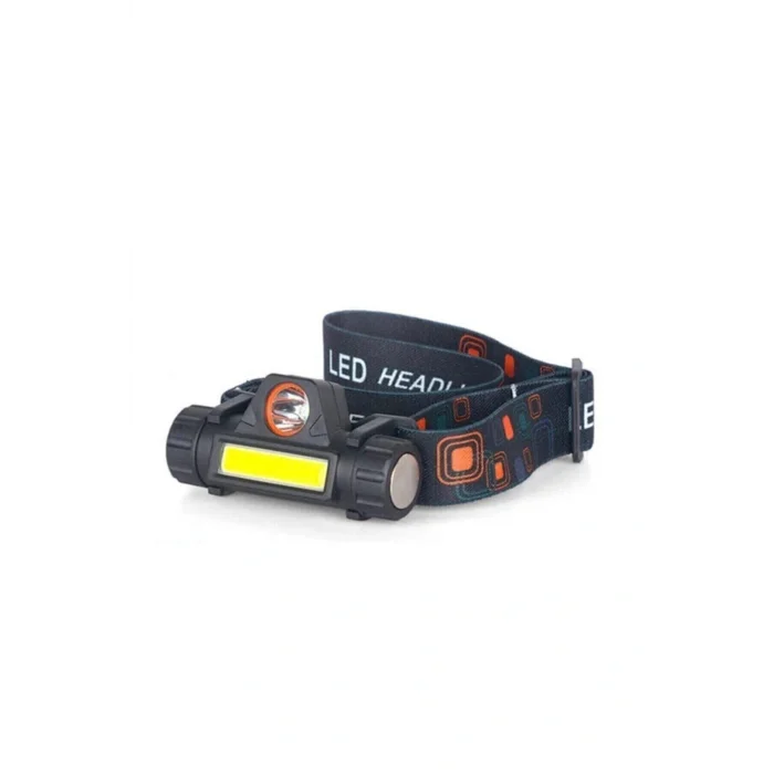 Lamba 1200 Lümen Cob Led Şarjlı Kafa Lambası Şarjlı Kafa Feneri 1200 Lümen Cob Led Işıldak Unichrome