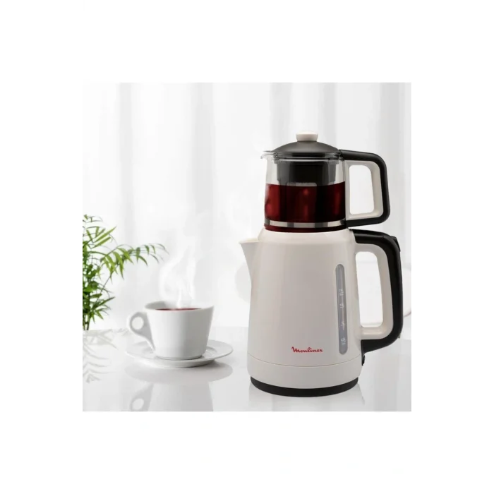 Genel Ürün BJ2021 Çay Makinesi Krem-Beyaz