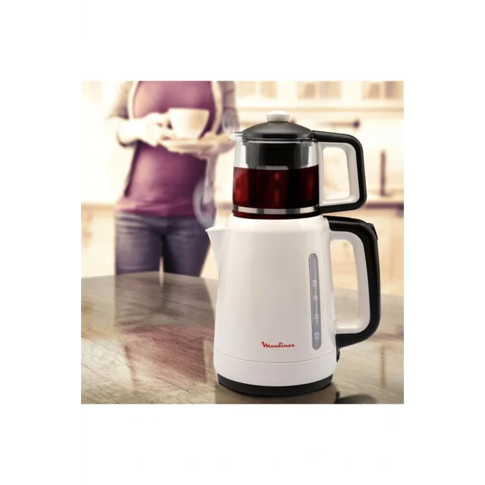 Genel Ürün BJ2021 Çay Makinesi Krem-Beyaz