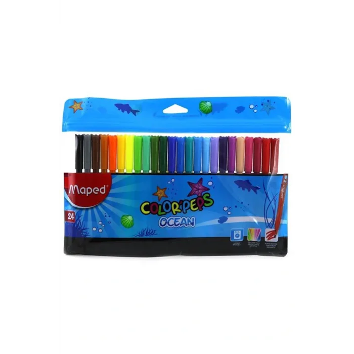 Genel Ürün Marka: Color Peps Ocean 24 Renk Keçeli Kalem 845722 Kategori: Kuru Boya Kalemi