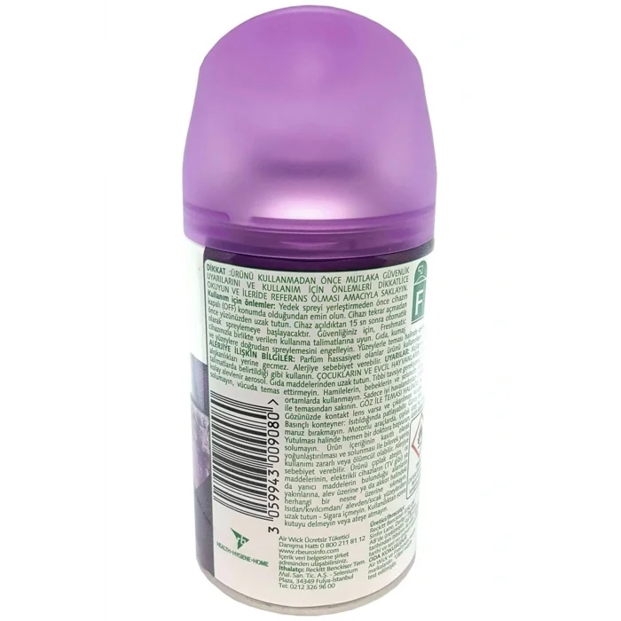 Genel Ürün Marka: Airwick Freshmatic Lavanta Yedek Sprey 250 Ml 3059943009080 Kategori: Yüzey Temizleyici