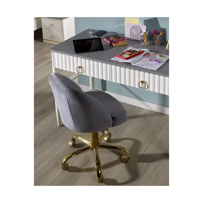 Genel Ürün Linda Genç Odası Amortisörlü Tekerlekli Çalışma Sandalyesi