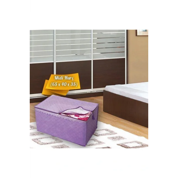 Dolap Düzenleyici Dolap Içi Düzenleyici Sandık Tipi 3lü Hurç Seti Asorti Pratik Düzenleme Hurcu Eşya Kıyafet Hurç Set