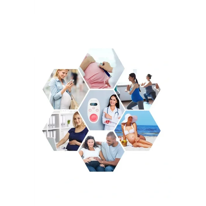 Genel Ürün Doppler Bebek Nabız Ölçer Cıhazı Taşınabilir Ultrason Stetoskop Hamile Kadınlar Için