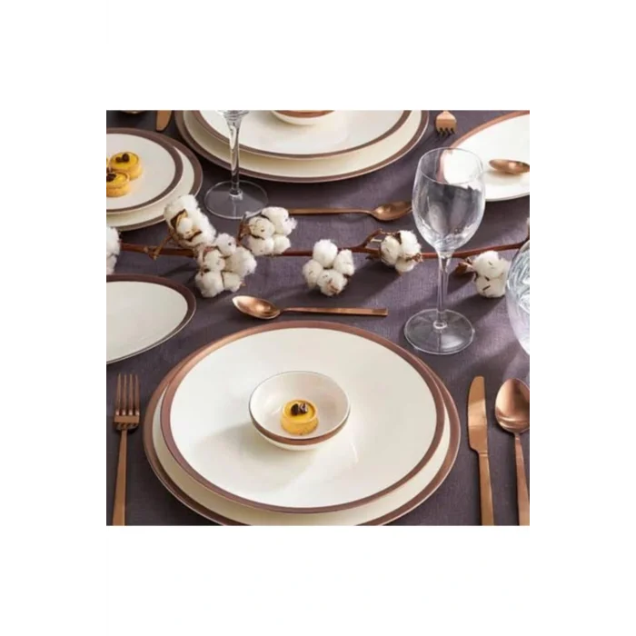 Genel Ürün Copper Line 27 Parça 6 Kişilik Yemek Takımı