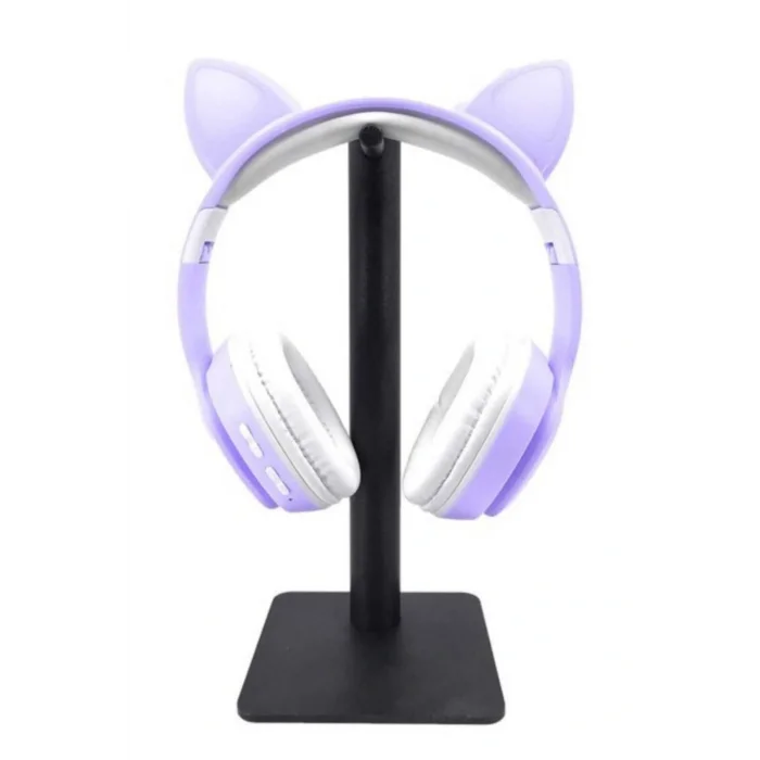 Genel Ürün A+ Kalite Vilya Kedi Kulağı Detaylı Led Işıklı Bluetooth Çocuk Kulaklığı 2022 Boombox Ct-888