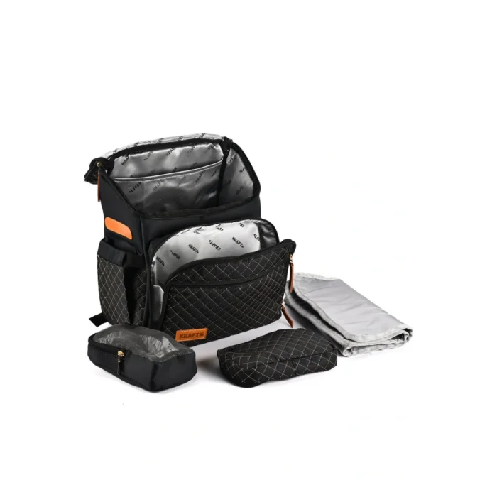 Genel Ürün Diamond Anne Bebek Bakım Çantası Siyah