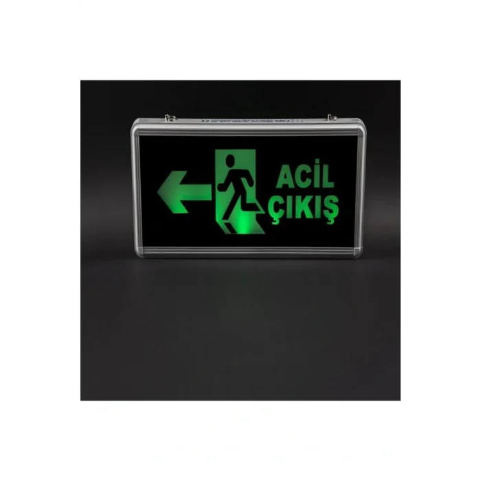 Kol Saati Ct-9179 3w Exıt Çıkış Armatürü Ledli 3 Saat Akülü