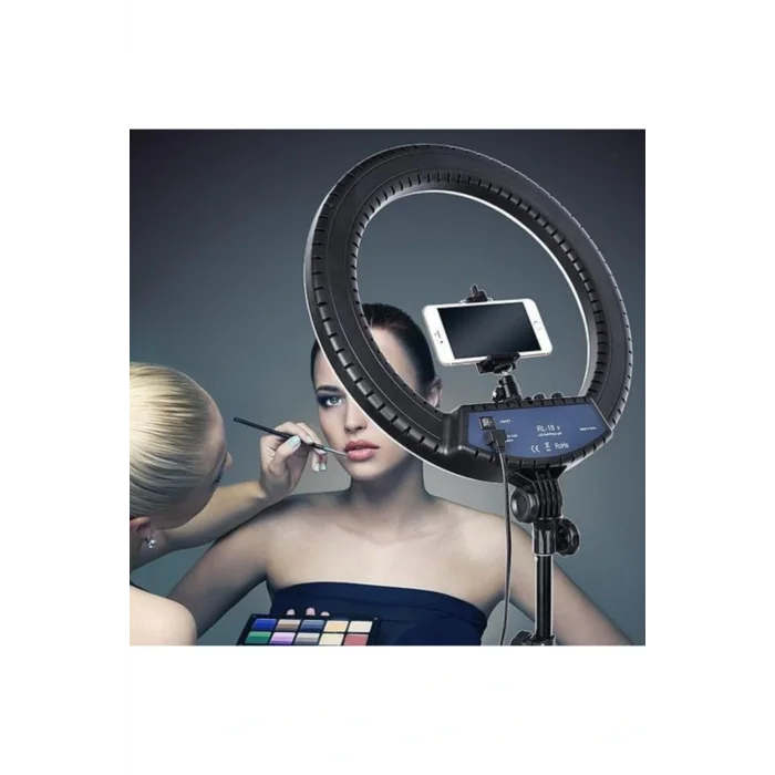 Genel Ürün A+ Kalite Megalux Ring Light Led Işık Halkası 18 Inç Profesyonel Influencer Işığı 210 Cm Monopod
