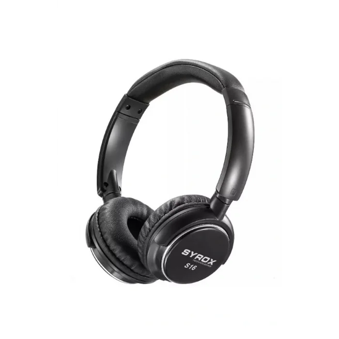 Genel Ürün Kulaküstü Kablosuz Bluetooth Kulaklık Hafıza Kartı Girişli S16 Siyah