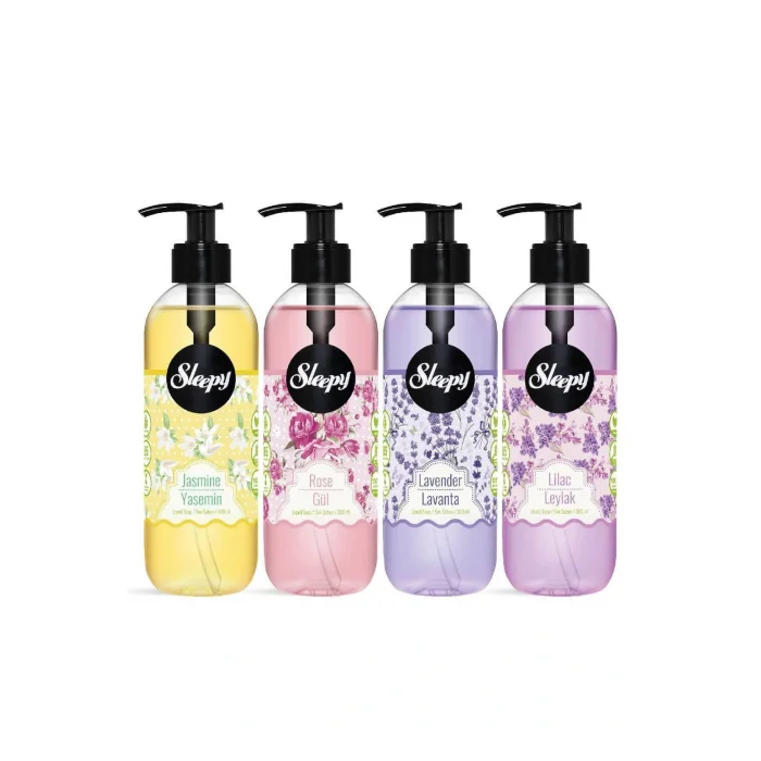 Genel Ürün Çiçek Serisi Sıvı Sabun 4lü Avantaj Paketi 4×300 Ml