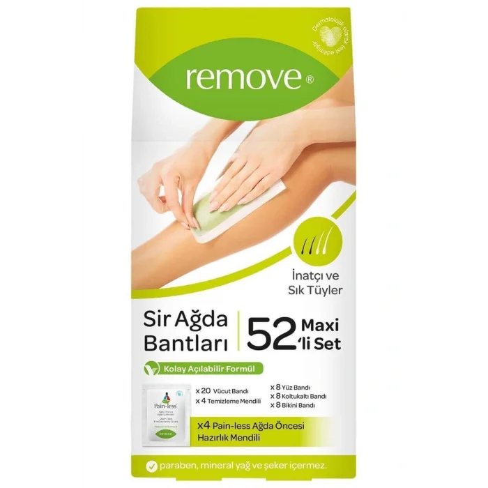 Genel Ürün Mustore - Inatçı Ve Sık Tüyler Sir Ağda Bandı 52 Adet