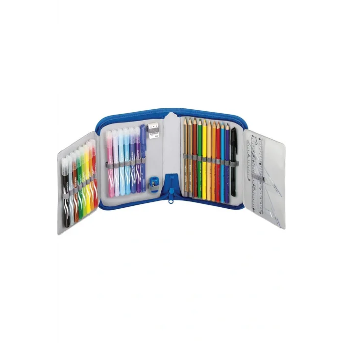 Oyuncak Ofis Ve Kirtasiye 967811 Kalem Kutusu/ıçi Dolu, Karate Figürlü, 1 Gözlü