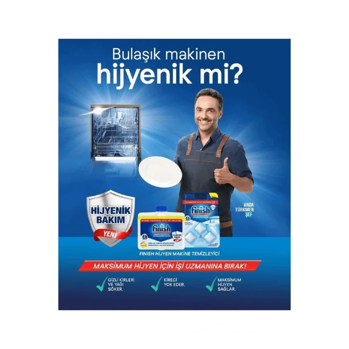 Genel Ürün Çift Etkili Makine Temizleyici Limon 250 grKategori: Bulaşık Parlatıcısı